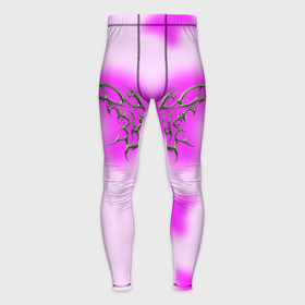 Мужские тайтсы 3D с принтом Y2K purple butterfly ,  |  | Тематика изображения на принте: 