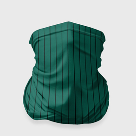 Бандана-труба 3D с принтом Насыщенный зелёный в полоску в Санкт-Петербурге, 100% полиэстер, ткань с особыми свойствами — Activecool | плотность 150‒180 г/м2; хорошо тянется, но сохраняет форму | 