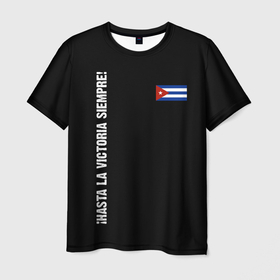 Мужская футболка 3D с принтом Che Guevara   До победы в Санкт-Петербурге, 100% полиэфир | прямой крой, круглый вырез горловины, длина до линии бедер | 