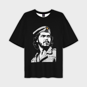 Мужская футболка oversize 3D с принтом Che Guevara   Hasta La Victoria в Курске,  |  | 