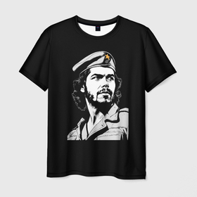Мужская футболка 3D с принтом Che Guevara   Hasta La Victoria в Новосибирске, 100% полиэфир | прямой крой, круглый вырез горловины, длина до линии бедер | 