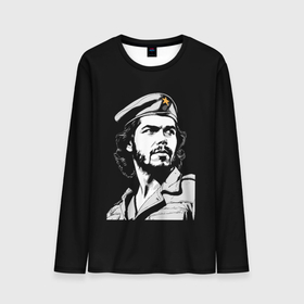 Мужской лонгслив 3D с принтом Che Guevara   Hasta La Victoria в Тюмени, 100% полиэстер | длинные рукава, круглый вырез горловины, полуприлегающий силуэт | Тематика изображения на принте: 