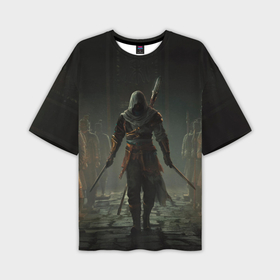 Мужская футболка oversize 3D с принтом Герой assassins creed jade в Санкт-Петербурге,  |  | 