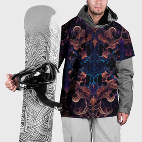 Накидка на куртку 3D с принтом Галактическая сказка в Екатеринбурге, 100% полиэстер |  | 