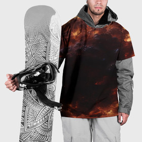 Накидка на куртку 3D с принтом Взрыв нейронной звезды в космосе в Кировске, 100% полиэстер |  | Тематика изображения на принте: 