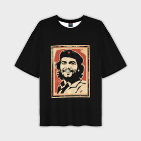 Мужская футболка oversize 3D с принтом Команданте Че Гевара в Курске,  |  | Тематика изображения на принте: 