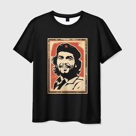 Мужская футболка 3D с принтом Команданте Че Гевара в Екатеринбурге, 100% полиэфир | прямой крой, круглый вырез горловины, длина до линии бедер | 