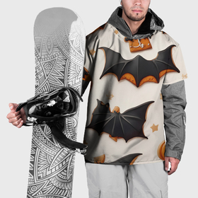 Накидка на куртку 3D с принтом Сладкий хеллоуин в Екатеринбурге, 100% полиэстер |  | 