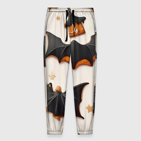 Мужские брюки 3D с принтом Сладкий хеллоуин в Екатеринбурге, 100% полиэстер | манжеты по низу, эластичный пояс регулируется шнурком, по бокам два кармана без застежек, внутренняя часть кармана из мелкой сетки | 