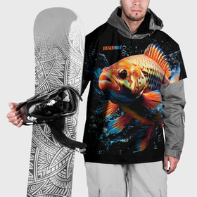 Накидка на куртку 3D с принтом Fisherman сarp , 100% полиэстер |  | 