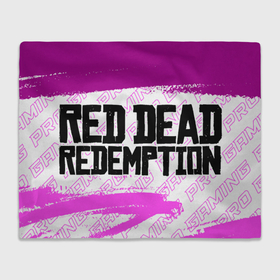 Плед 3D с принтом Red Dead Redemption pro gaming по горизонтали в Санкт-Петербурге, 100% полиэстер | закругленные углы, все края обработаны. Ткань не мнется и не растягивается | 