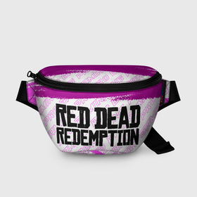 Поясная сумка 3D с принтом Red Dead Redemption pro gaming по горизонтали в Санкт-Петербурге, 100% полиэстер | плотная ткань, ремень с регулируемой длиной, внутри несколько карманов для мелочей, основное отделение и карман с обратной стороны сумки застегиваются на молнию | 