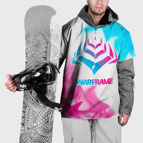Накидка на куртку 3D с принтом Warframe neon gradient style в Белгороде, 100% полиэстер |  | Тематика изображения на принте: 