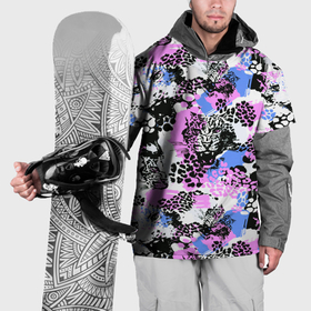 Накидка на куртку 3D с принтом Multicolored wild cats , 100% полиэстер |  | Тематика изображения на принте: 