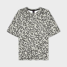 Мужская футболка oversize 3D с принтом Секси   зашифрованная надпись в Петрозаводске,  |  | 
