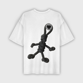 Мужская футболка oversize 3D с принтом Mr Lace chained love в Новосибирске,  |  | 