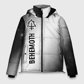 Мужская зимняя куртка 3D с принтом Behemoth glitch на светлом фоне по вертикали в Санкт-Петербурге, верх — 100% полиэстер; подкладка — 100% полиэстер; утеплитель — 100% полиэстер | длина ниже бедра, свободный силуэт Оверсайз. Есть воротник-стойка, отстегивающийся капюшон и ветрозащитная планка. 

Боковые карманы с листочкой на кнопках и внутренний карман на молнии. | Тематика изображения на принте: 
