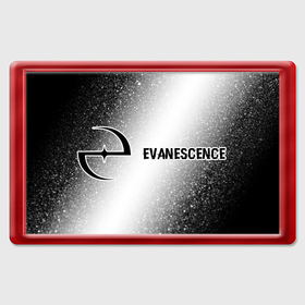 Магнит 45*70 с принтом Evanescence glitch на светлом фоне по горизонтали в Курске, Пластик | Размер: 78*52 мм; Размер печати: 70*45 | Тематика изображения на принте: 