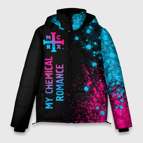 Мужская зимняя куртка 3D с принтом My Chemical Romance   neon gradient по вертикали , верх — 100% полиэстер; подкладка — 100% полиэстер; утеплитель — 100% полиэстер | длина ниже бедра, свободный силуэт Оверсайз. Есть воротник-стойка, отстегивающийся капюшон и ветрозащитная планка. 

Боковые карманы с листочкой на кнопках и внутренний карман на молнии. | Тематика изображения на принте: 