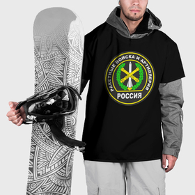 Накидка на куртку 3D с принтом Ракетные войска РФ , 100% полиэстер |  | 