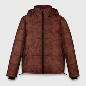 Мужская зимняя куртка 3D с принтом Красно коричневый имитация меха , верх — 100% полиэстер; подкладка — 100% полиэстер; утеплитель — 100% полиэстер | длина ниже бедра, свободный силуэт Оверсайз. Есть воротник-стойка, отстегивающийся капюшон и ветрозащитная планка. 

Боковые карманы с листочкой на кнопках и внутренний карман на молнии. | Тематика изображения на принте: 