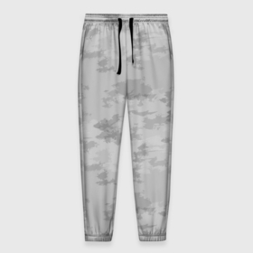 Мужские брюки 3D с принтом Светло серый пятнистый паттерн в Екатеринбурге, 100% полиэстер | манжеты по низу, эластичный пояс регулируется шнурком, по бокам два кармана без застежек, внутренняя часть кармана из мелкой сетки | 