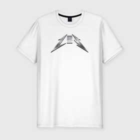 Мужская футболка хлопок Slim с принтом Лев в стиле группы Металлика в Тюмени, 92% хлопок, 8% лайкра | приталенный силуэт, круглый вырез ворота, длина до линии бедра, короткий рукав | 