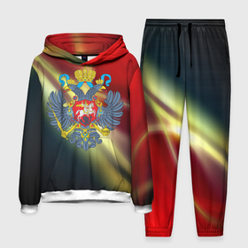 Мужской костюм с толстовкой 3D с принтом Герб РФ патриот в городе Новоалтайск,  |  | 