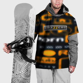 Накидка на куртку 3D с принтом Brazzers hub в Санкт-Петербурге, 100% полиэстер |  | Тематика изображения на принте: 