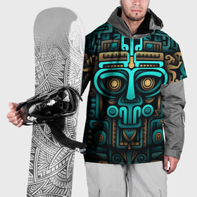 Накидка на куртку 3D с принтом Орнамент в ацтекском стиле в Петрозаводске, 100% полиэстер |  | 