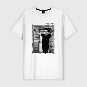 Мужская футболка хлопок Slim с принтом Depeche Mode   Dave Gahan by Anton Corbijn в Екатеринбурге, 92% хлопок, 8% лайкра | приталенный силуэт, круглый вырез ворота, длина до линии бедра, короткий рукав | 