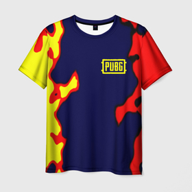 Мужская футболка 3D с принтом Pubg military game в Курске, 100% полиэфир | прямой крой, круглый вырез горловины, длина до линии бедер | 