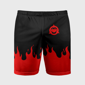 Мужские шорты спортивные с принтом Battletoads fire team ,  |  | Тематика изображения на принте: 