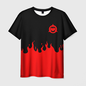 Мужская футболка 3D с принтом Battletoads fire team , 100% полиэфир | прямой крой, круглый вырез горловины, длина до линии бедер | 