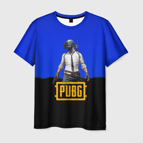 Мужская футболка 3D с принтом Pubg modern game 2023 в Санкт-Петербурге, 100% полиэфир | прямой крой, круглый вырез горловины, длина до линии бедер | 