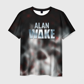 Мужская футболка 3D с принтом Alan Wake game 2023 в Тюмени, 100% полиэфир | прямой крой, круглый вырез горловины, длина до линии бедер | 