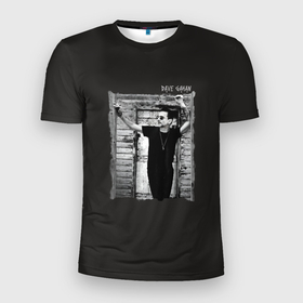 Мужская футболка 3D Slim с принтом Dave Gahan from Depeche Mode в Санкт-Петербурге, 100% полиэстер с улучшенными характеристиками | приталенный силуэт, круглая горловина, широкие плечи, сужается к линии бедра | 