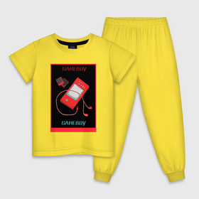 Детская пижама хлопок с принтом Old gameboy в Кировске, 100% хлопок |  брюки и футболка прямого кроя, без карманов, на брюках мягкая резинка на поясе и по низу штанин
 | Тематика изображения на принте: 
