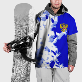 Накидка на куртку 3D с принтом Россия спортивная коллекция 2023 в Курске, 100% полиэстер |  | 