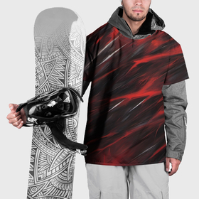 Накидка на куртку 3D с принтом Красный шторм в Петрозаводске, 100% полиэстер |  | Тематика изображения на принте: 