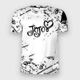 Мужская футболка 3D Slim с принтом JoJos Bizarre splash love anime в Екатеринбурге, 100% полиэстер с улучшенными характеристиками | приталенный силуэт, круглая горловина, широкие плечи, сужается к линии бедра | Тематика изображения на принте: 