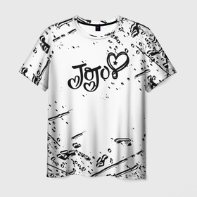Мужская футболка 3D с принтом JoJos Bizarre splash love anime в Кировске, 100% полиэфир | прямой крой, круглый вырез горловины, длина до линии бедер | 