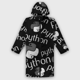 Мужской дождевик 3D с принтом Python programming 2023 в Кировске,  |  | Тематика изображения на принте: 