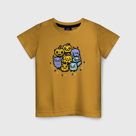 Детская футболка хлопок с принтом Конфетки или жизнь в Курске, 100% хлопок | круглый вырез горловины, полуприлегающий силуэт, длина до линии бедер | 