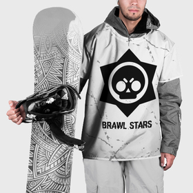 Накидка на куртку 3D с принтом Brawl Stars glitch на светлом фоне , 100% полиэстер |  | 