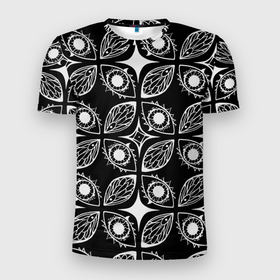 Мужская футболка 3D Slim с принтом Глазики сглазики в Санкт-Петербурге, 100% полиэстер с улучшенными характеристиками | приталенный силуэт, круглая горловина, широкие плечи, сужается к линии бедра | 
