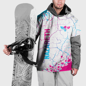 Накидка на куртку 3D с принтом Nazareth neon gradient style вертикально , 100% полиэстер |  | 