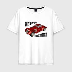 Мужская футболка хлопок Oversize с принтом Винтажная коллекция в Екатеринбурге, 100% хлопок | свободный крой, круглый ворот, “спинка” длиннее передней части | 