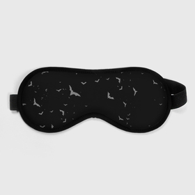 Маска для сна 3D с принтом Летучие мыши на черном небе в Петрозаводске, внешний слой — 100% полиэфир, внутренний слой — 100% хлопок, между ними — поролон |  | 