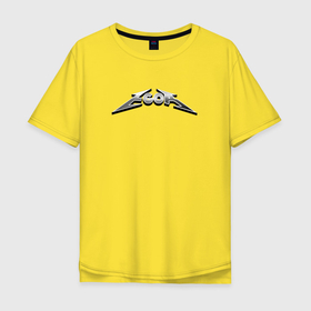 Мужская футболка хлопок Oversize с принтом Егор в стиле рок группы Металлика в Тюмени, 100% хлопок | свободный крой, круглый ворот, “спинка” длиннее передней части | 